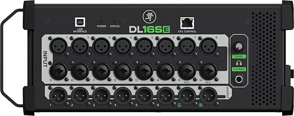 Mackie DL16SE 16-Channel Wireless Digital Rack Mixer, New, Action Position Back