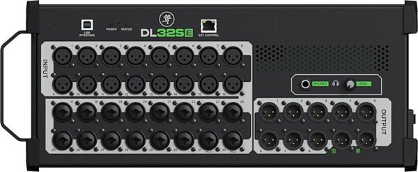 Mackie DL32SE 32-Channel Wireless Digital Rack Mixer, New, Action Position Back