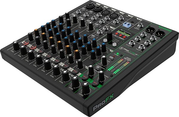 Mackie ProFX10v3 Plus Analog USB Mixer, 10-Channel, New, Action Position Back