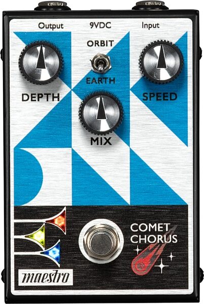 Maestro Comet Chorus Pedal, New, Action Position Back