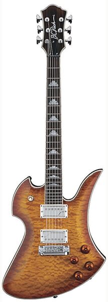 BC Rich Mockingbird Flux Electric Guitar, Fluence Dark Amber