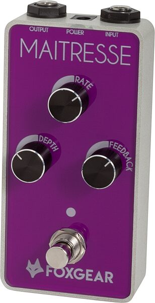 Foxgear Maitresse Flanger Pedal, Action Position Back