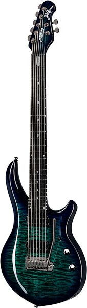Sterling by Music Man Majesty 207 QM Electric Guitar, 7-String (with Gig Bag), Action Position Back