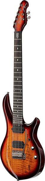 Sterling by Music Man John Petrucci Majesty MAJ270 Electric Guitar, Seven-String, Blood Orange, Blemished, Action Position Back