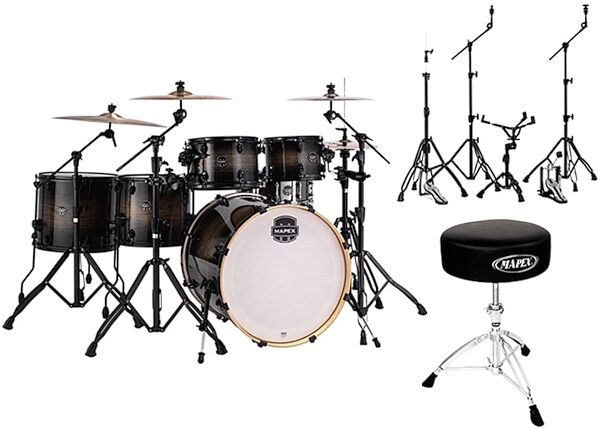 Mapex Armory Studioease Fast Drum Shell Kit, 6-Piece, mapex