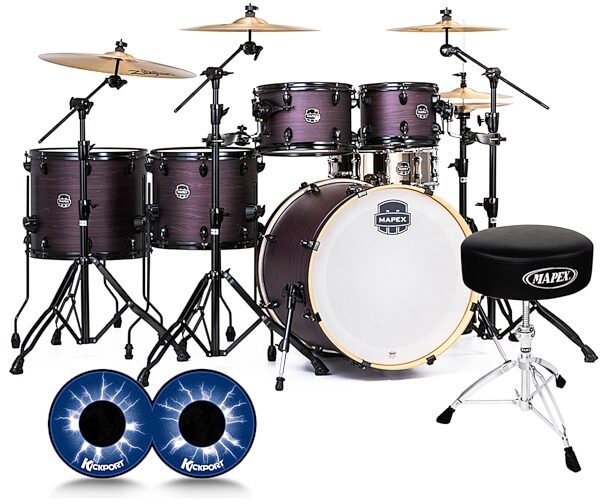 Mapex Armory Studioease Fast Drum Shell Kit, 6-Piece, mapex-amory-pack