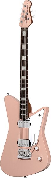 Sterling by Music Man Mariposa Electric Guitar, Pueblo Pink, Action Position Back