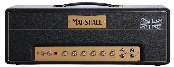 Marshall JTM45 Block Logo Guitar Amplifier Head (30 Watts), Front