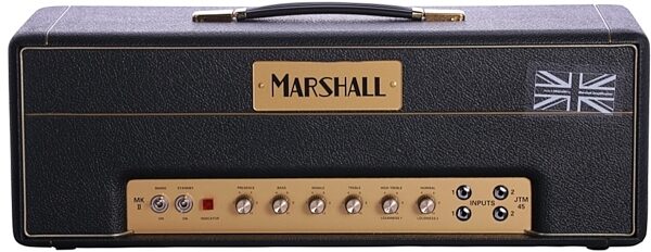 Marshall JTM45 Block Logo Guitar Amplifier Head (30 Watts), Main
