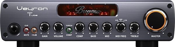 Bugera BV1001T VEYRON TUBE Ultra Compact Bass Amplifier Head, Front