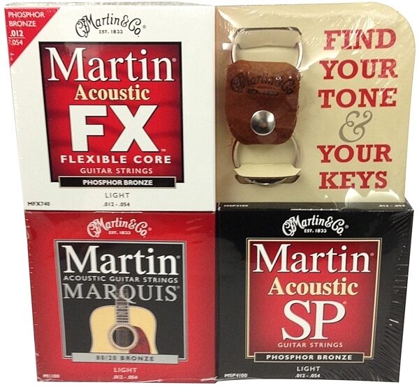 Martin Acoustic Guitar Strings Combo Package, Main