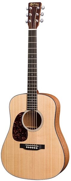 Martin Dreadnought Junior Left-Handed Acoustic Guitar (with Gig Bag), Main
