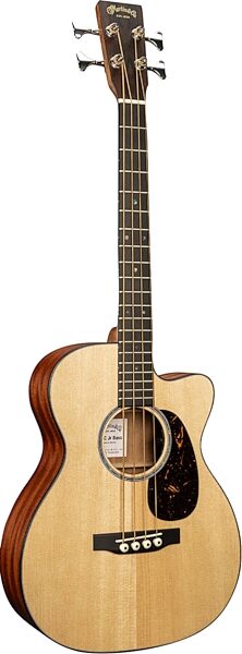 Martin 000C Junior E Acoustic-Electric Bass (with Soft Case), Spruce, Action Position Back