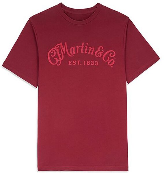 Martin Tone on Tone Logo T-Shirt, Large, Action Position Front