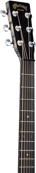 Martin GPC-X1E Acoustic Electric Guitar (with Soft Case), Black, Action Position Back