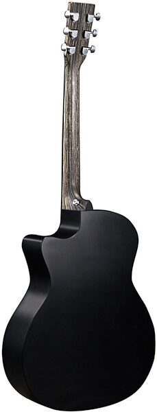 Martin GPC-X1E Acoustic-Electric Guitar, Left-Handed (with Soft Case), Black, Action Position Back