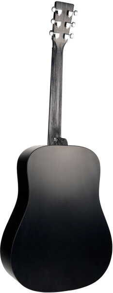 Martin D-X1 Special Black Out X Series Acoustic Guitar (with Soft Case), Black, Action Position Back