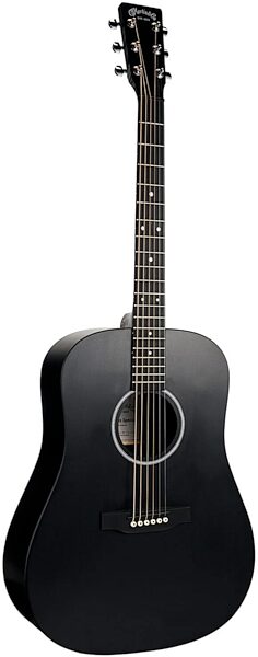 Martin D-X1 Special X Series D Solid Top Acoustic Guitar (with Soft Case), Black, Action Position Back