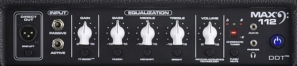 Peavey MAX 112 II Bass Combo Amplifier (200 Watts, 1x12"), Controls