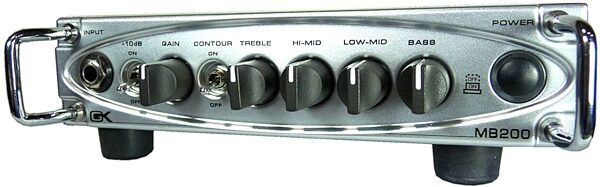 Gallien-Krueger MB200 Bass Amplifier Head (200 Watts), New, Angled Back
