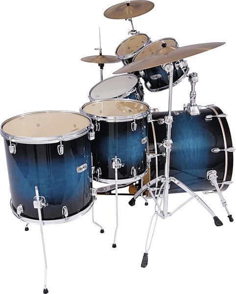 Mapex MB5285A M Birch Crossover 22 5-Piece Drum Kit, Black Forest Sapphire