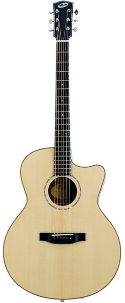 Bedell MBAC-18-G Award Orchestra Acoustic-Electric Guitar (with Gig Bag), Main