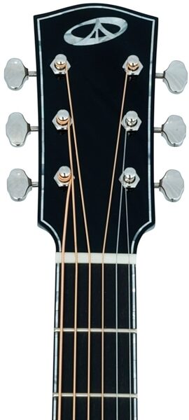 Bedell MBAC-18-G Award Orchestra Acoustic-Electric Guitar (with Gig Bag), Headstock Front
