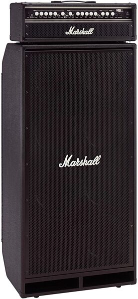 Marshall MBC810 Bass Cabinet (1200 Watts, 8x10"), Stacked Angle