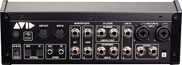 Avid Mbox Studio USB Audio Interface with Pro Tools Studio 1-Year Subscription, New, Action Position Back