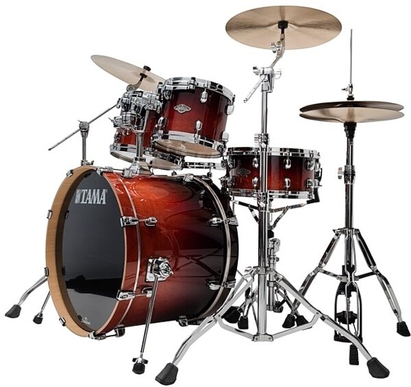 Tama MBS42S Starclassic Maple/Birch Drum Shell Kit, 4-Piece, Dark Cherry Fade, view