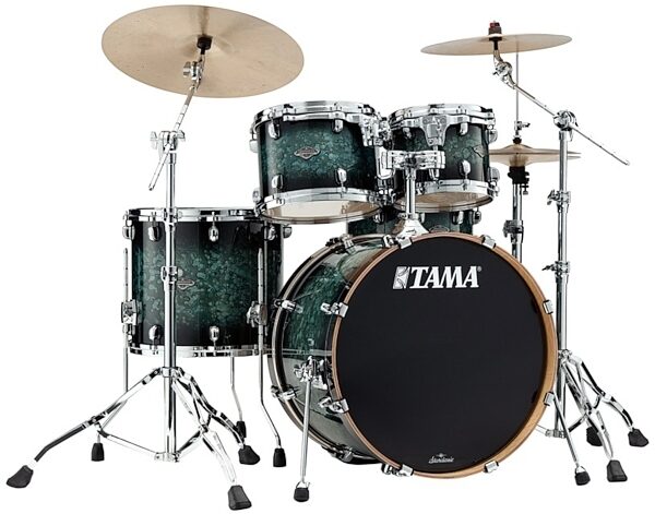 Tama MBS42S Starclassic Maple/Birch Drum Shell Kit, 4-Piece, Molten Blue Burst, main