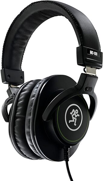 Mackie MC-100 Professional Closed-Back Headphones, New, Action Position Back