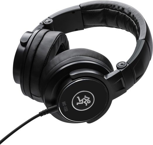 Mackie MC-150 Professional Closed-Back Headphones, New, Angled Front