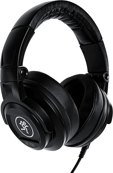 Mackie MC-250 Professional Closed-Back Headphones, New, Angled Side