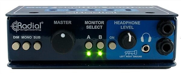 Radial MC3 Studio Monitor Controller, Front