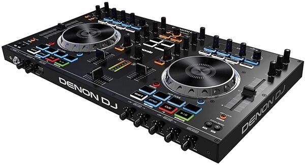 Denon DJ MC-4000 Professional DJ Controller, Angle