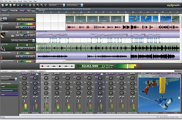 Acoustica Mixcraft 5 Recording Software, Screenshot