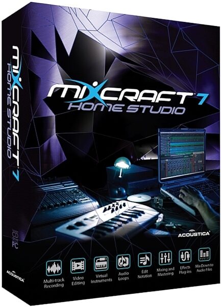 Acoustica Mixcraft Home Studio 7 Production Software, Main