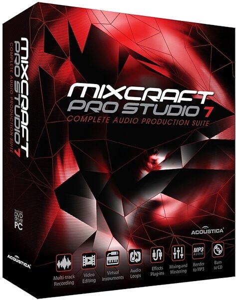 Acoustica Mixcraft Pro Studio 7 Production Software, Main