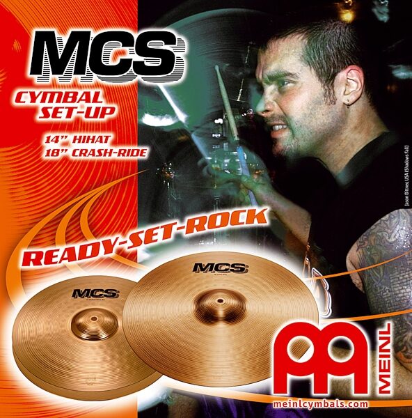 Meinl MCS Cymbal Pack, With Hi-Hats and Crash-Ride