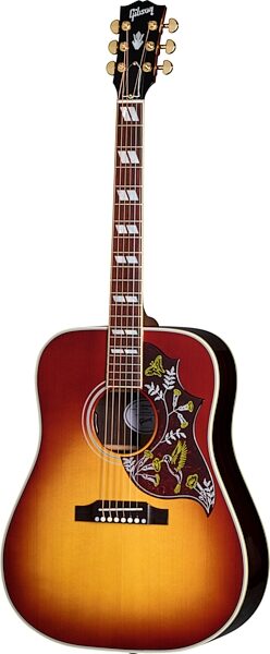 Gibson Hummingbird Standard Rosewood Acoustic-Electric Guitar (with Case), Rosewood Burst, Action Position Back