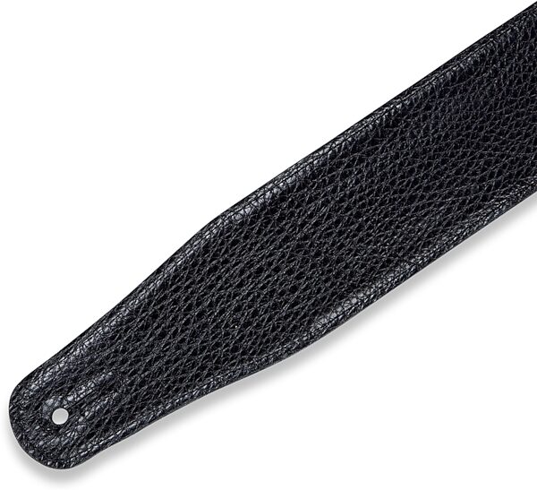 Levy's Amped Tweed Leather Guitar Strap, Action Position Back