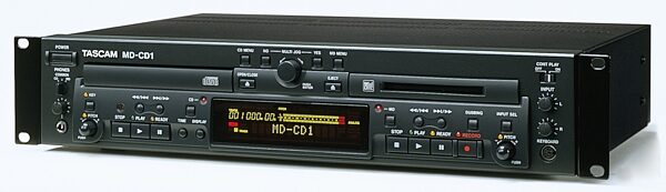 TASCAM MDCD1 Pro CD Player/MiniDisc Recorder, Right angle