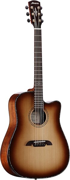 Alvarez MDA70WCEAR Masterworks Elite Dreadnought Acoustic-Electric Guitar, Action Position Back