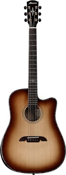 Alvarez MDA70WCEAR Masterworks Elite Dreadnought Acoustic-Electric Guitar, Action Position Back
