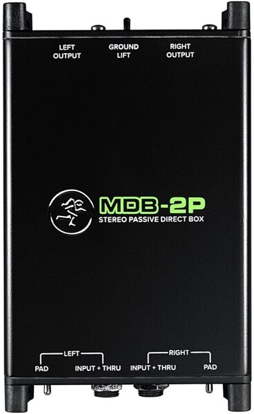 Mackie MDB-2P Passive Stereo Direct Box, New, Main