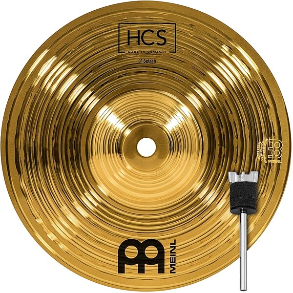 Meinl HCS Splash Cymbal, 8 inch, with MCSA6 Stacker, pack