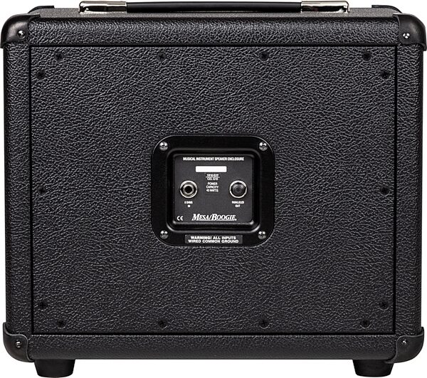 Mesa Boogie 1x10 Rectifier Guitar Speaker Cabinet (1x10", 60 Watts), Black Bronco, Action Position Back