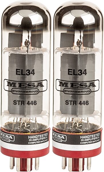 Mesa/Boogie EL-34 STR 446 Duet Tubes, New, Action Position Back