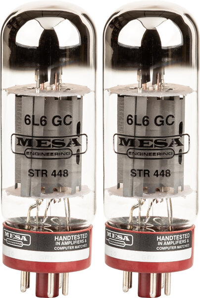 Mesa/Boogie 6L6 GC STR 448 German Duet Tubes, New, Action Position Front